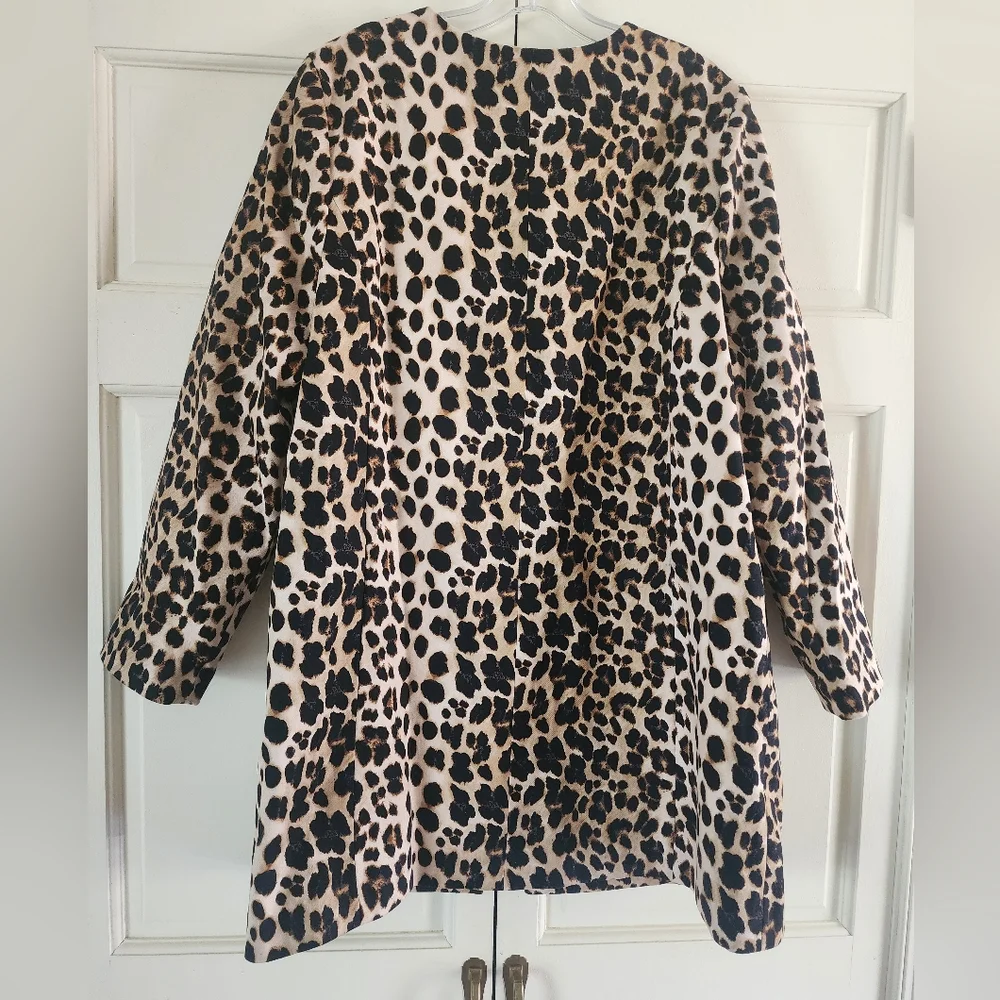 NWT.The Limited Animal Print Jacket.pit To Pit23